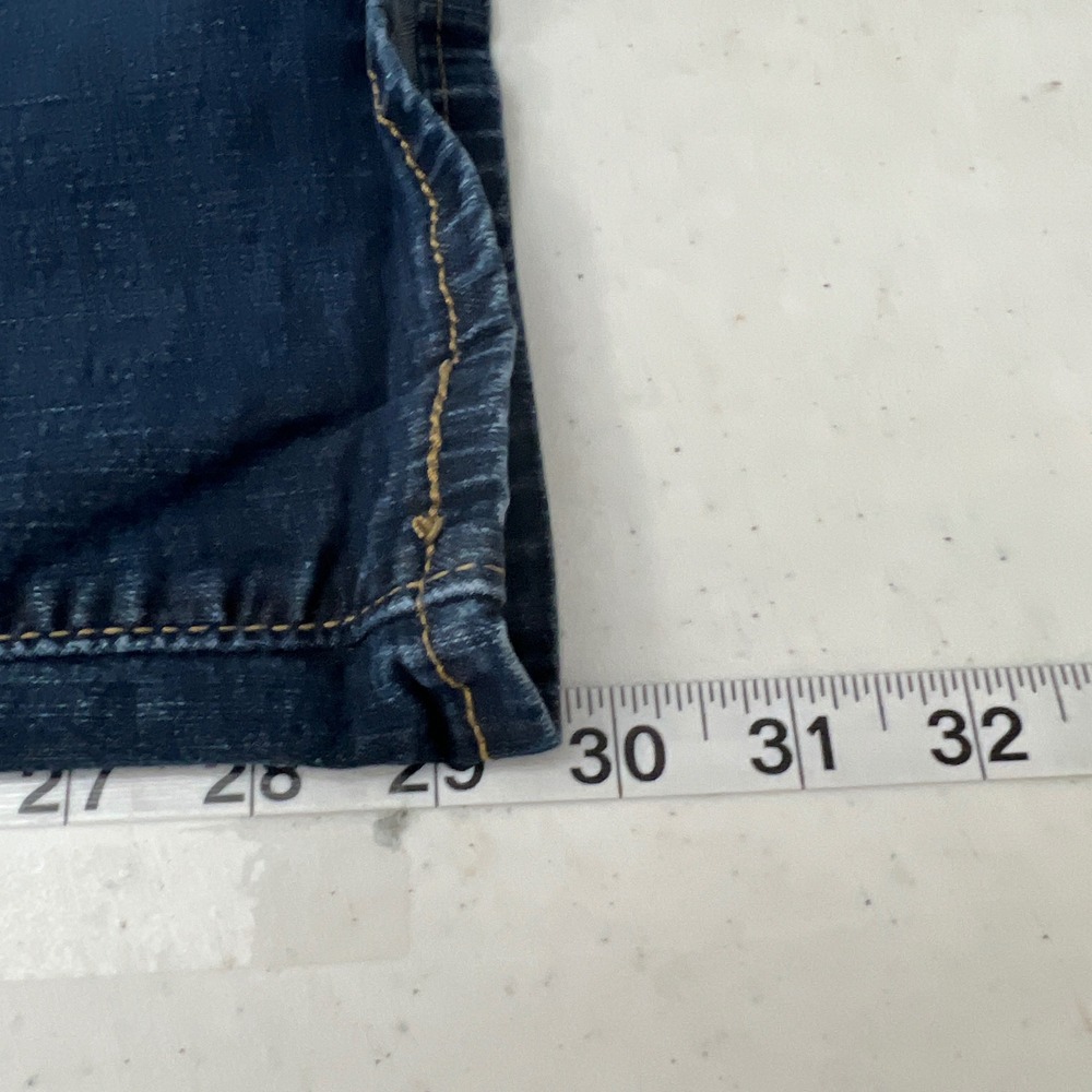 Denizen from Levis Modern Boot Cut Jeans Dark Wash Indigo Blue W28 L30 6S - Picture 7 of 8